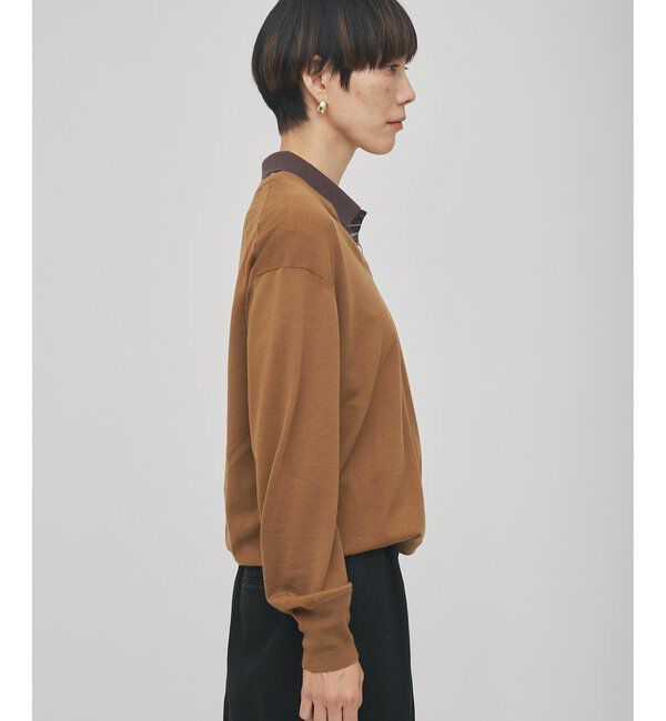 GEMINI「【GEMINI】ハイゲージVネックニットプルオーバー」|ニット・セーター|