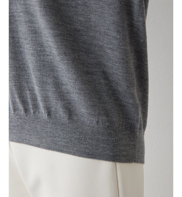 GEMINI「【GEMINI】ハイゲージVネックニットプルオーバー」|ニット・セーター|