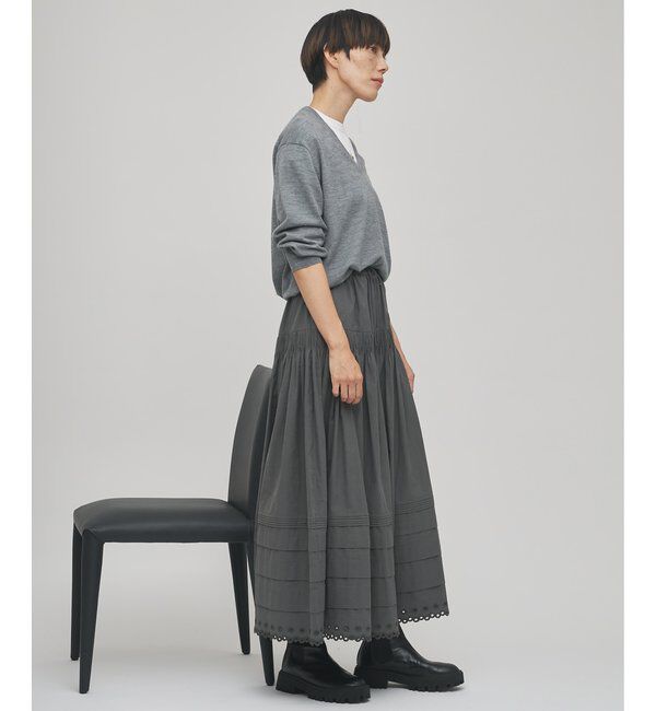 GEMINI「【GEMINI】ハイゲージVネックニットプルオーバー」|ニット・セーター|