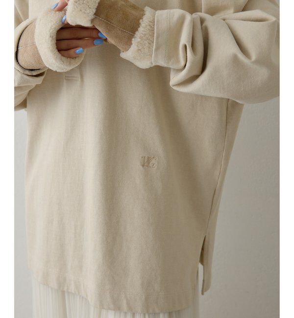  「刺繍ラガーシャツ」|Tシャツ・カットソー|