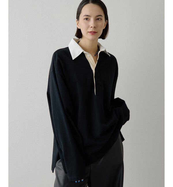  「刺繍ラガーシャツ」|Tシャツ・カットソー|