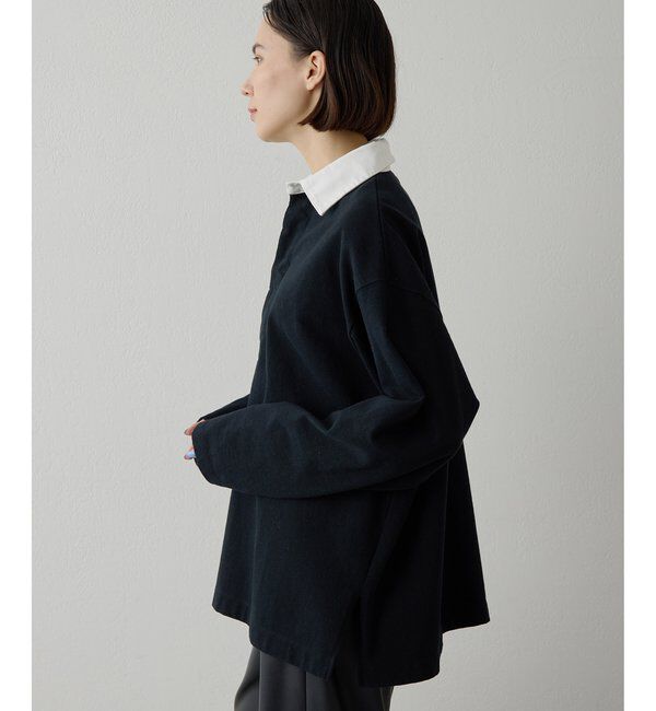  「刺繍ラガーシャツ」|Tシャツ・カットソー|