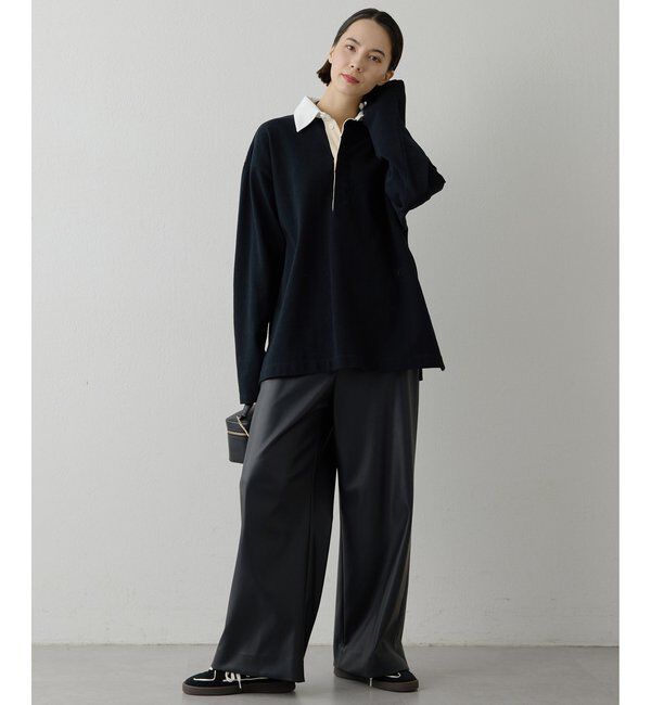  「刺繍ラガーシャツ」|Tシャツ・カットソー|