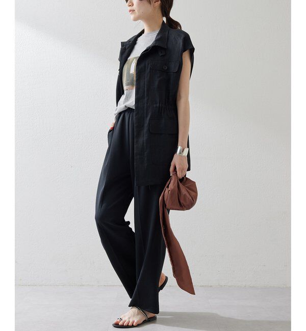  「カットジョーゼットパンツ」|チノ|