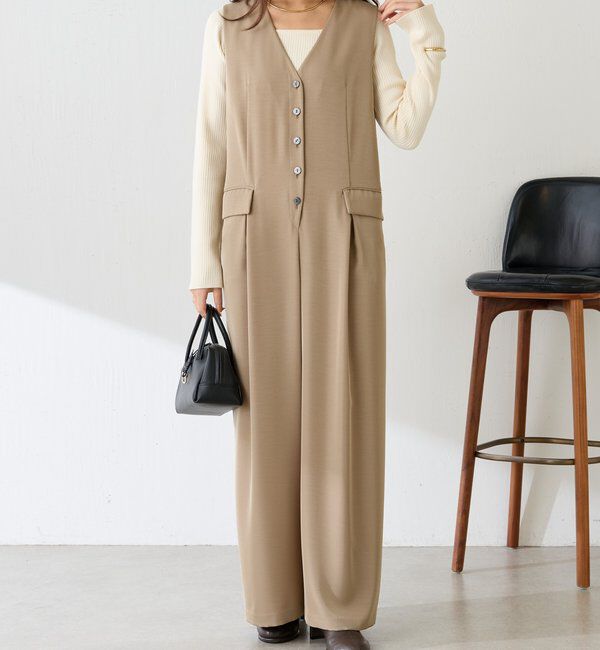  「【スタイルアップ】ベストオールインワン/セレモニー」|ワンピース|