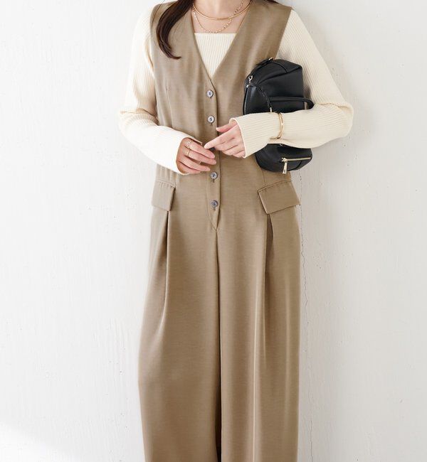  「【スタイルアップ】ベストオールインワン/セレモニー」|ワンピース|