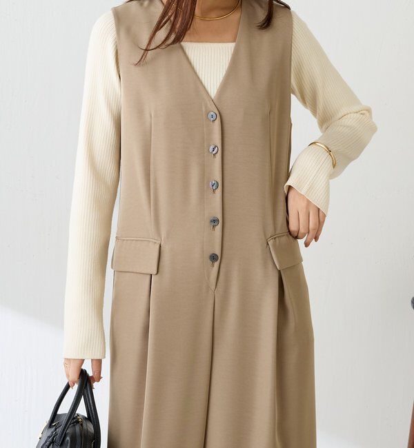  「【スタイルアップ】ベストオールインワン/セレモニー」|ワンピース|