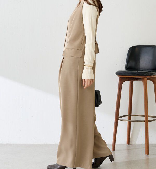  「【スタイルアップ】ベストオールインワン/セレモニー」|ワンピース|