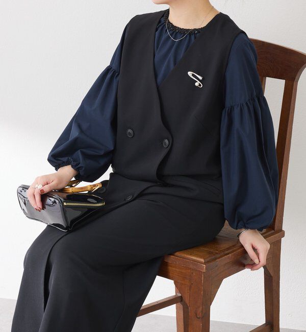  「フロントボタンジャンパースカート」|ワンピース|