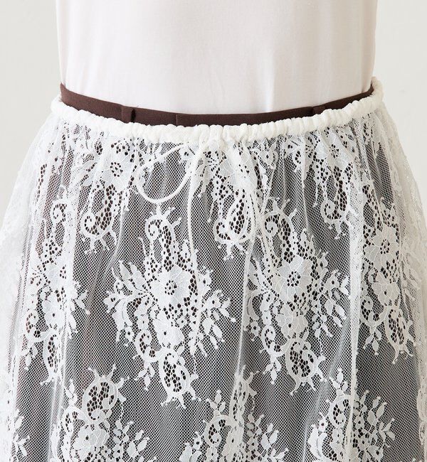  「【PAPILLONNER/パピヨネ】レースレイヤードミニスカート」|その他|