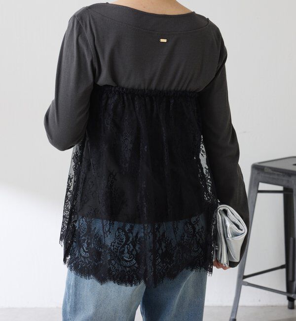  「【PAPILLONNER/パピヨネ】レースレイヤードミニスカート」|その他|