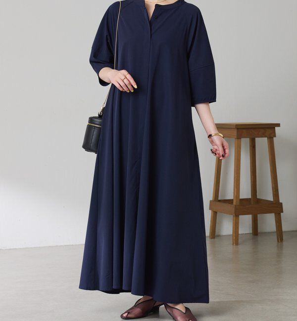  「クールタッチハーフスリーブワンピース」|ワンピース|