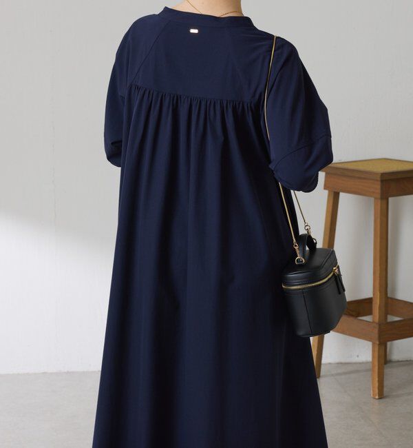  「クールタッチハーフスリーブワンピース」|ワンピース|