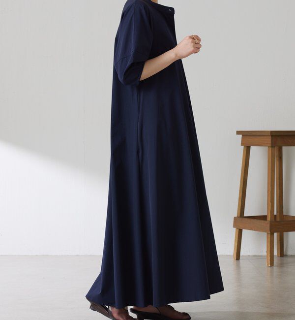  「クールタッチハーフスリーブワンピース」|ワンピース|