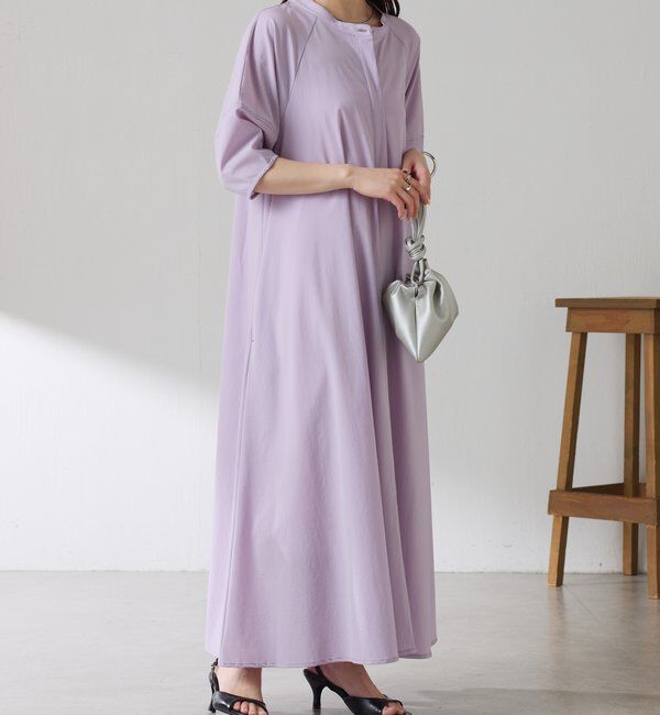  「クールタッチハーフスリーブワンピース」|ワンピース|