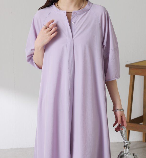  「クールタッチハーフスリーブワンピース」|ワンピース|