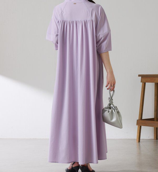  「クールタッチハーフスリーブワンピース」|ワンピース|