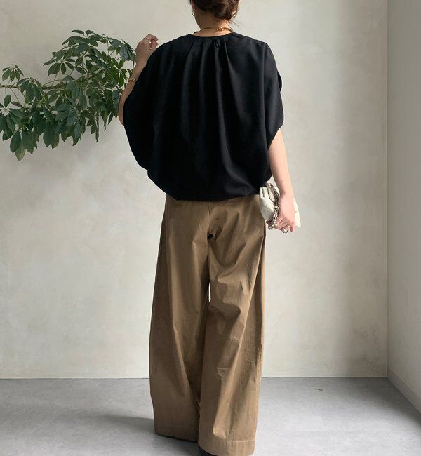  「【WEB限定】サークルドレープベスト」|ベスト・ジレ|