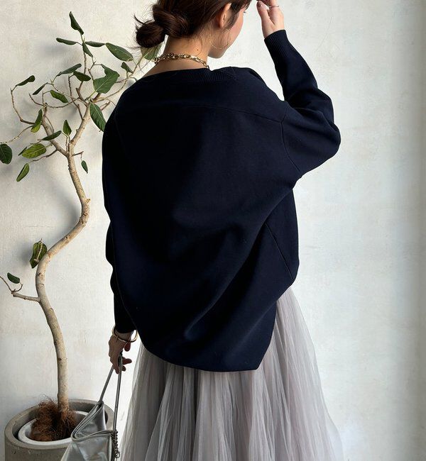  「ボートネックプルオーバー」|ニット・セーター|