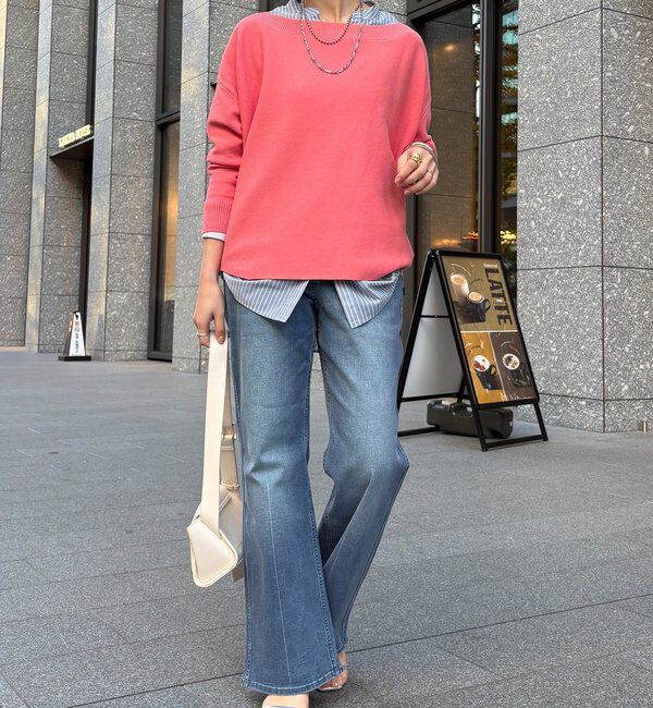  「ボートネックプルオーバー」|ニット・セーター|