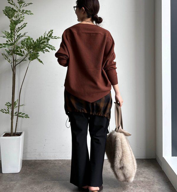  「ボートネックプルオーバー」|ニット・セーター|