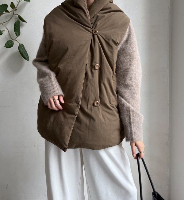  「【WEB限定】ストールライクファーバーダウンベスト」|ベスト・ジレ|