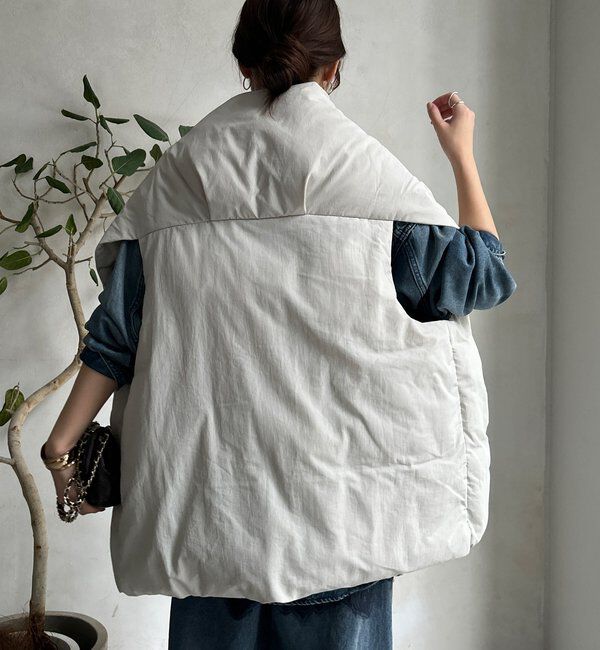  「【WEB限定】ストールライクファーバーダウンベスト」|ベスト・ジレ|