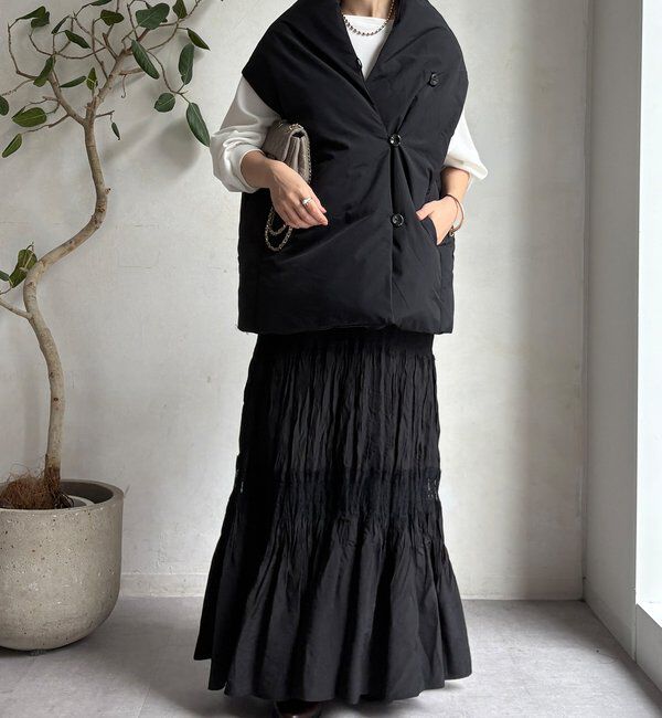  「【WEB限定】ストールライクファーバーダウンベスト」|ベスト・ジレ|