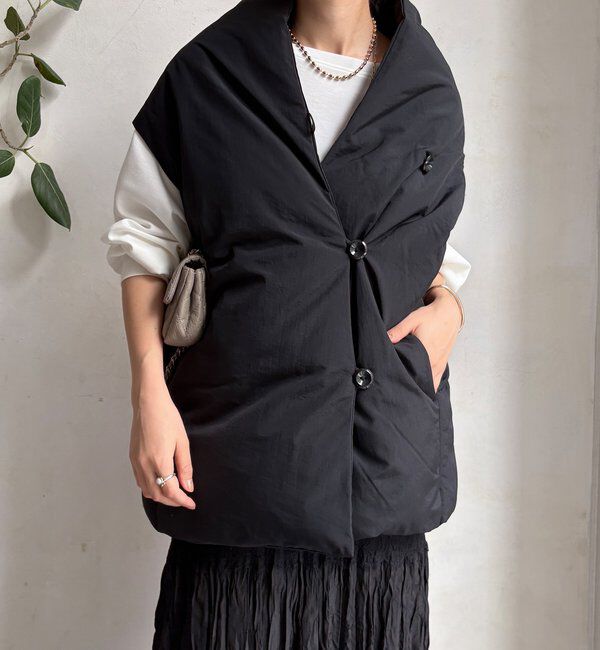  「【WEB限定】ストールライクファーバーダウンベスト」|ベスト・ジレ|