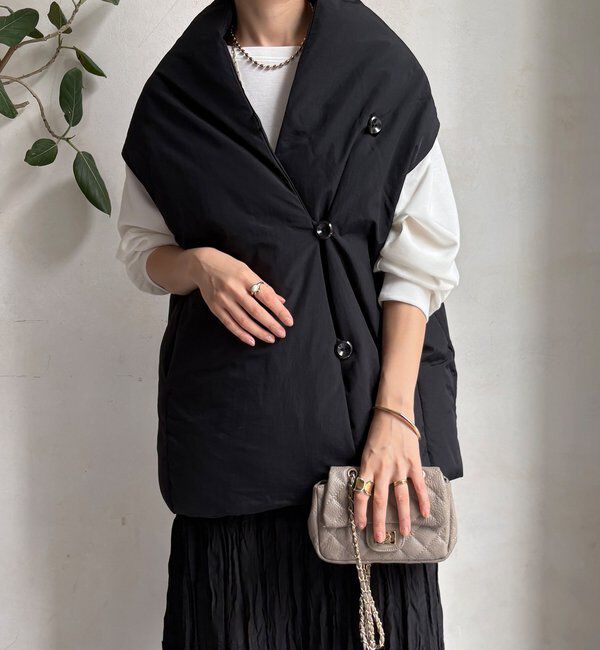  「【WEB限定】ストールライクファーバーダウンベスト」|ベスト・ジレ|