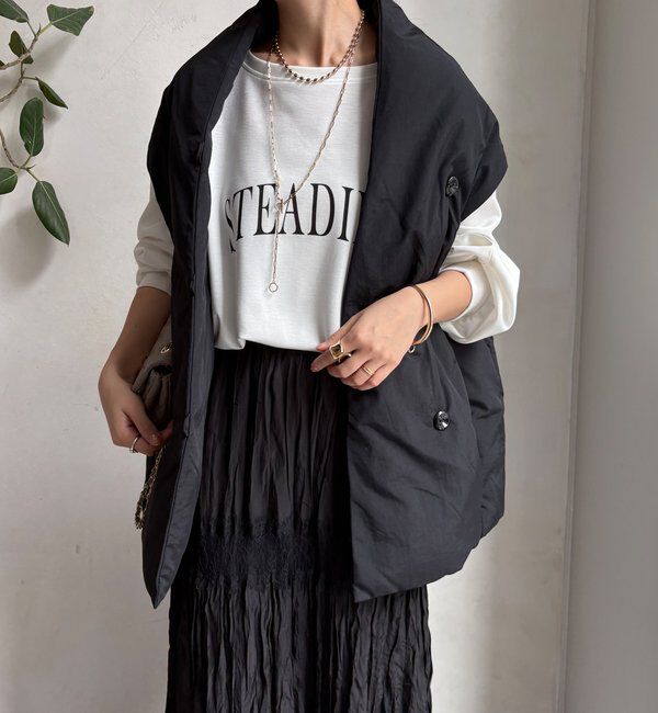  「【WEB限定】ストールライクファーバーダウンベスト」|ベスト・ジレ|