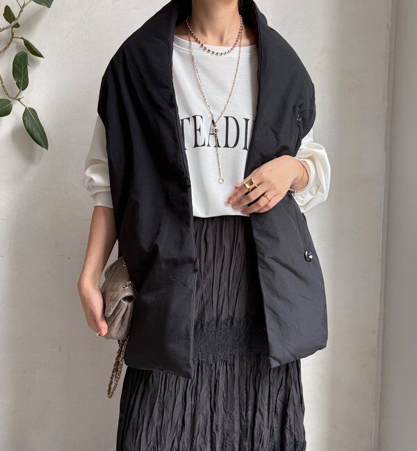  「【WEB限定】ストールライクファーバーダウンベスト」|ベスト・ジレ|