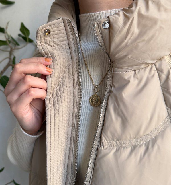  「【WEB限定】ニット切替ダウンベスト」|ベスト・ジレ|