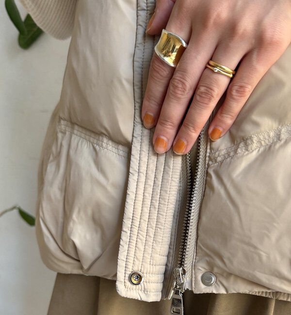  「【WEB限定】ニット切替ダウンベスト」|ベスト・ジレ|