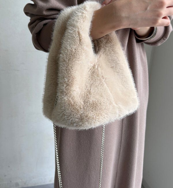  「【WEB限定】ファーバッグ」|トートバッグ|