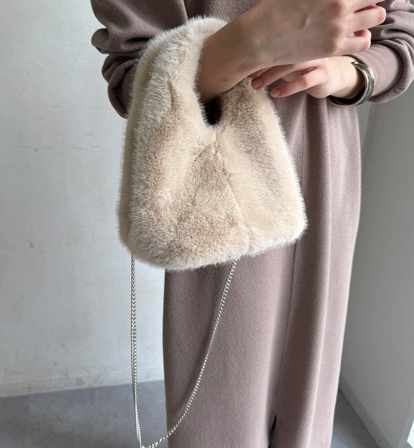  「【WEB限定】ファーバッグ」|トートバッグ|