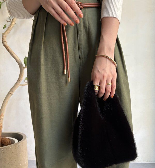  「【WEB限定】ファーバッグ」|トートバッグ|