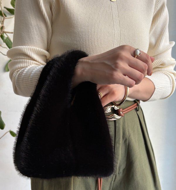  「【WEB限定】ファーバッグ」|トートバッグ|