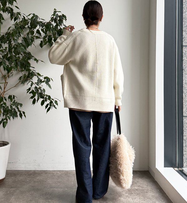  「ジップニットカーディガン」|カーディガン|