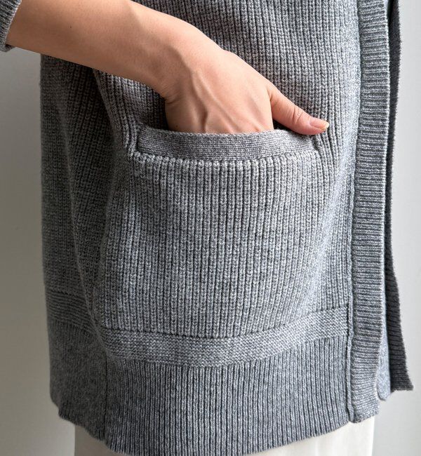  「ジップニットカーディガン」|カーディガン|