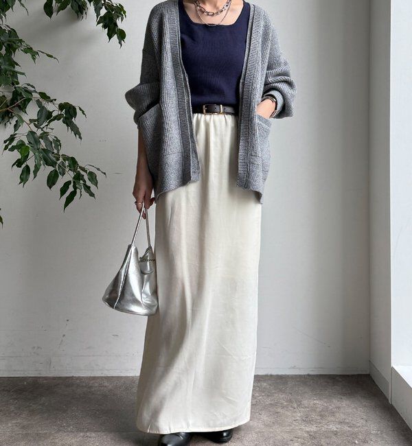  「ジップニットカーディガン」|カーディガン|