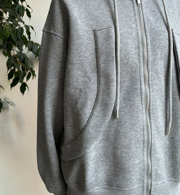  「【WEB限定】フロントウェーブ切替フーディー」|Tシャツ・カットソー|