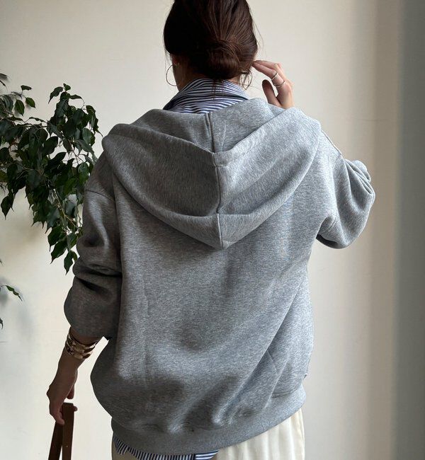  「【WEB限定】フロントウェーブ切替フーディー」|Tシャツ・カットソー|
