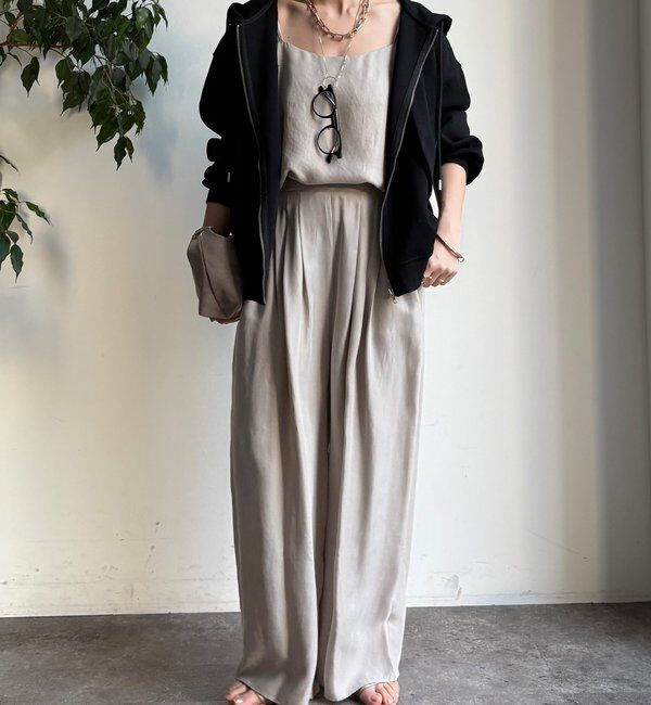  「【WEB限定】フロントウェーブ切替フーディー」|Tシャツ・カットソー|