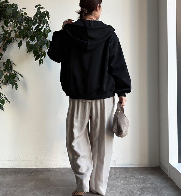  「【WEB限定】フロントウェーブ切替フーディー」|Tシャツ・カットソー|