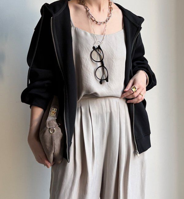  「【WEB限定】フロントウェーブ切替フーディー」|Tシャツ・カットソー|