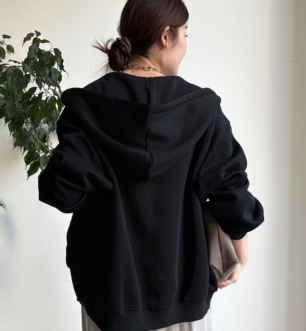  「【WEB限定】フロントウェーブ切替フーディー」|Tシャツ・カットソー|