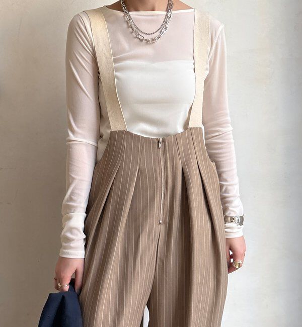  「【WEB限定】ツータックサロペット」|ワンピース|