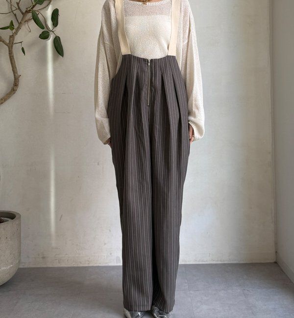  「【WEB限定】ツータックサロペット」|ワンピース|