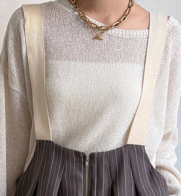  「【WEB限定】ツータックサロペット」|ワンピース|